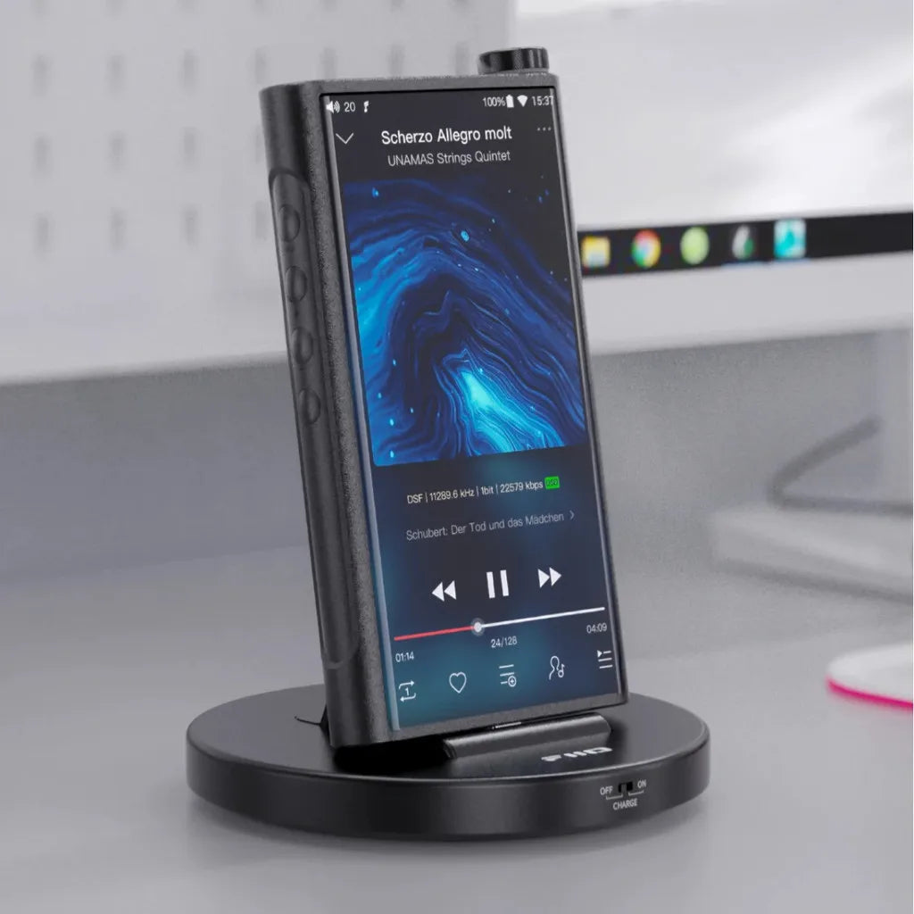 FiiO DK1 Pro Multifunction Dock | USB Audio & Type-C Charging Multifunction Audio Dock Vue