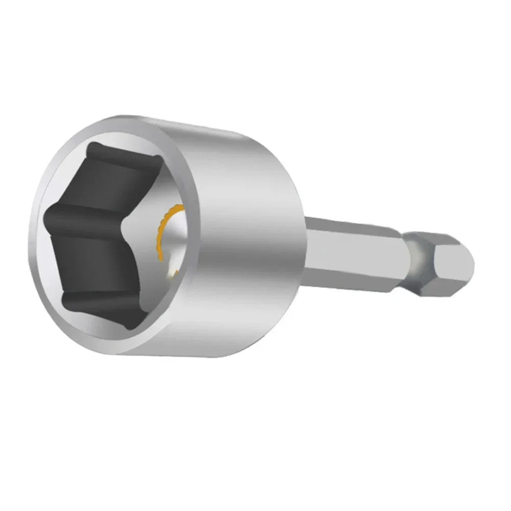 Magnetic Hex Nut Driver Socket 1/4" Shank Power Drill 6–13mm Nut Driver Socket Vue