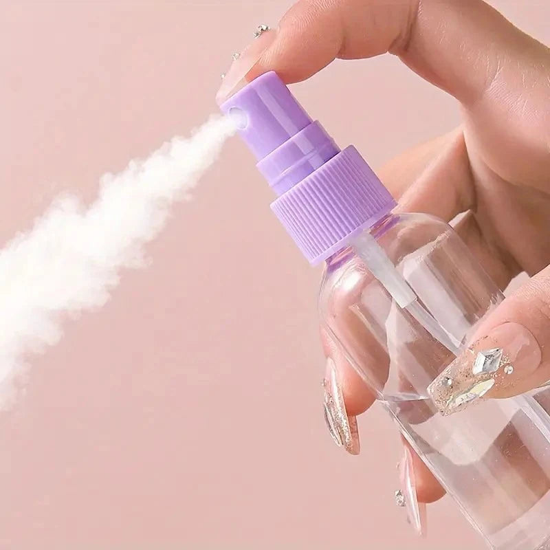 6Pcs Travel Size Bottles Kit Leak Proof Portable Toiletry Containers Empty Cosmetic Lotion Toner Spray Shampoo Essentials Cream Vue