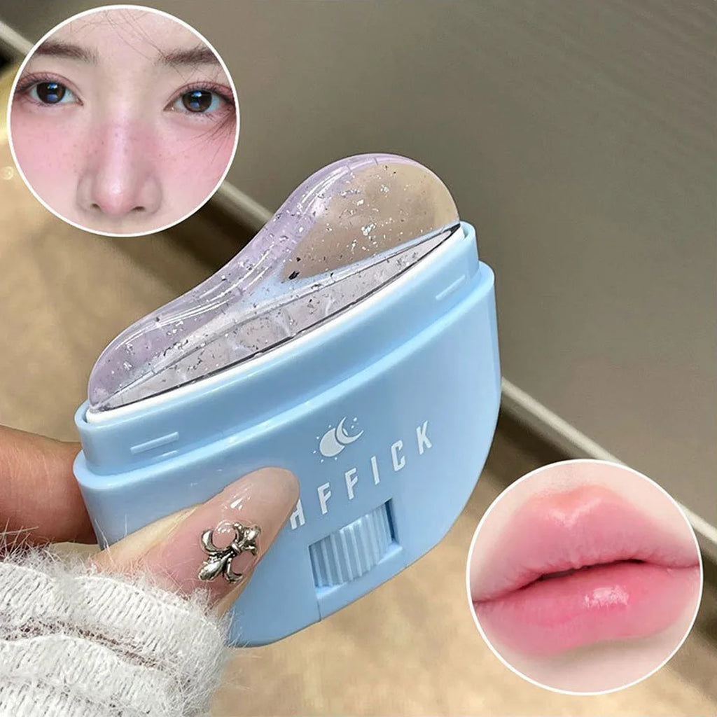 Jelly Blush Moisturizing Lip Cheek Dye Lip Gloss Baby Pink Long-lasting Brightening Natural Temperature Change Shimmer Blusher Vue Pink 8g