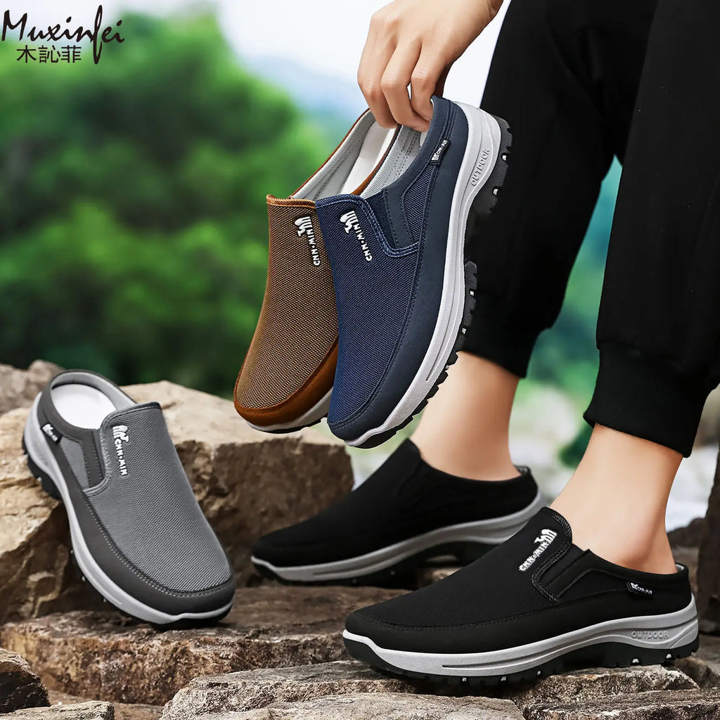 Men's Breathable Casual Slip-On Shoes – Sizes 39–47 Casual Slip-On Shoes Vue
