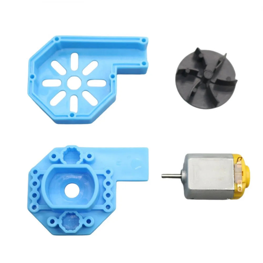 DC3-5V DIY Blow Fan Kit Wind Turbine Components Set 130 High-speed Motor Drive Floating Ball Technology DIY Kit Vue
