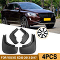 4Pcs Car Mudguards Mud Front And Rear Wheel Fenders fit for Volvo XC60 2013-2017 Vue Default Title