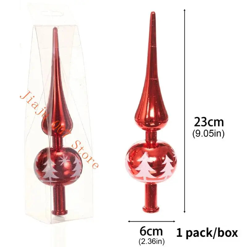 Glittering Plastic Star Christmas Tree Topper | Easy Install Christmas Tree Topper Vue