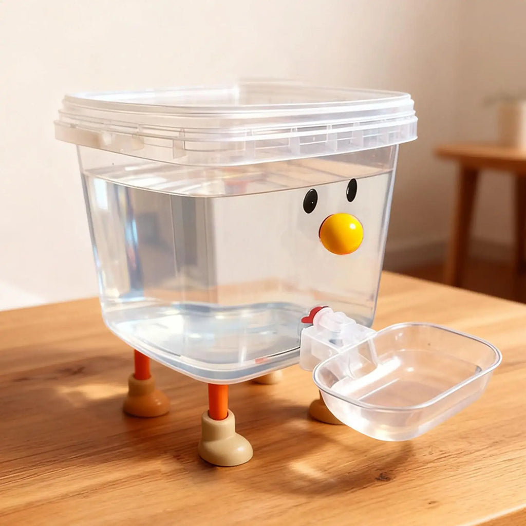 3L/5L Cartoon Smile Face Pet Water Fountain, Automatic Drinking Dispenser For Cats Dogs, Quiet Auto Waterer For Home Living Room Vue