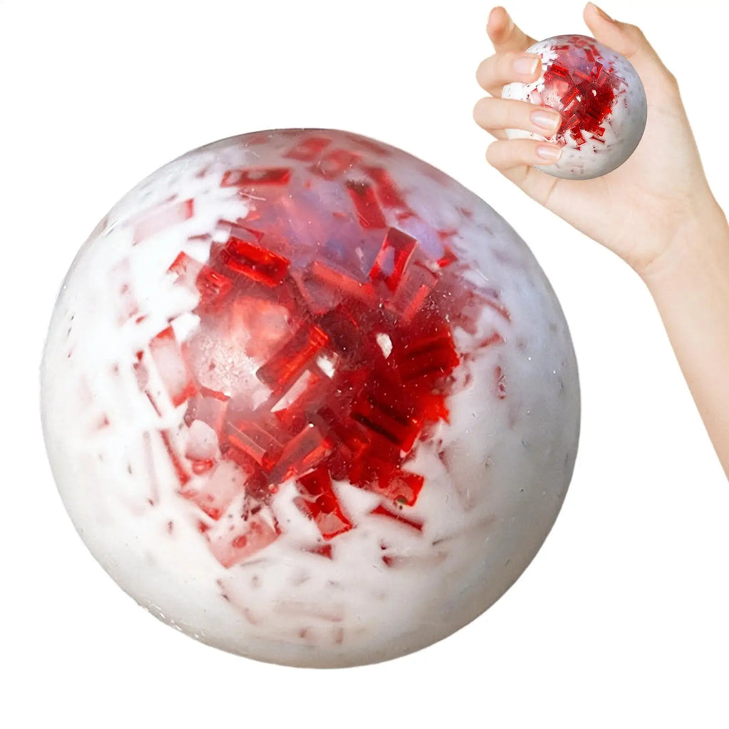 Crunchy Stress Ball Fidget Toy Noisy Squeeze Ball with ASMR Crackling Sound, Sensory Relief for Kids Adults Students Travel Home Vue