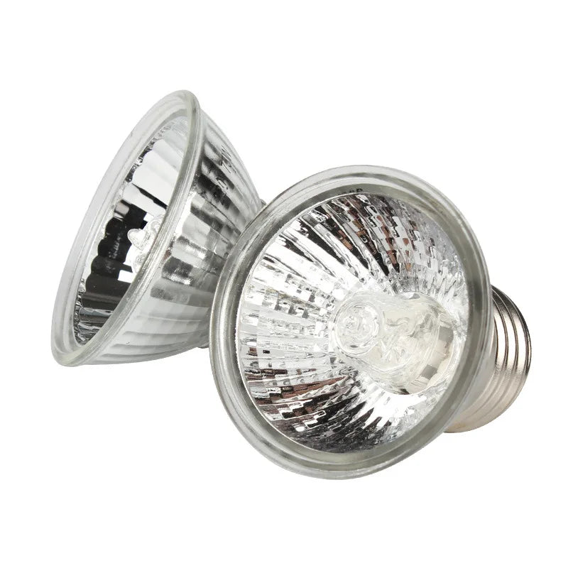 25/50/75W Reptile Lamp Bulb UVA+UVB Turtle Basking UV Heating Lamp Amphibians Lizards Temperature Controller tartaruga Vue