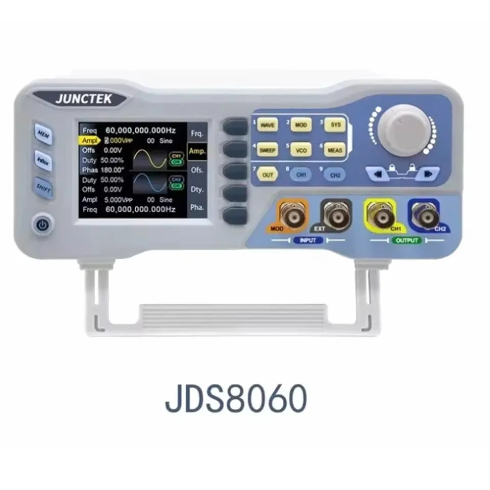 JDS8060/8080 Programmable Numerical Control Dual Channel DDS Function Signal Source Generator Sweeper Frequency Vue