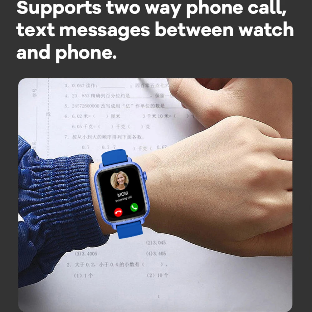 4G Smart Watch Kids GPS WiFi Postion Tracker 2-Way Video Call Voice Monitor SOS App Download Children Phone Watch Boy Girl Gifts Vue