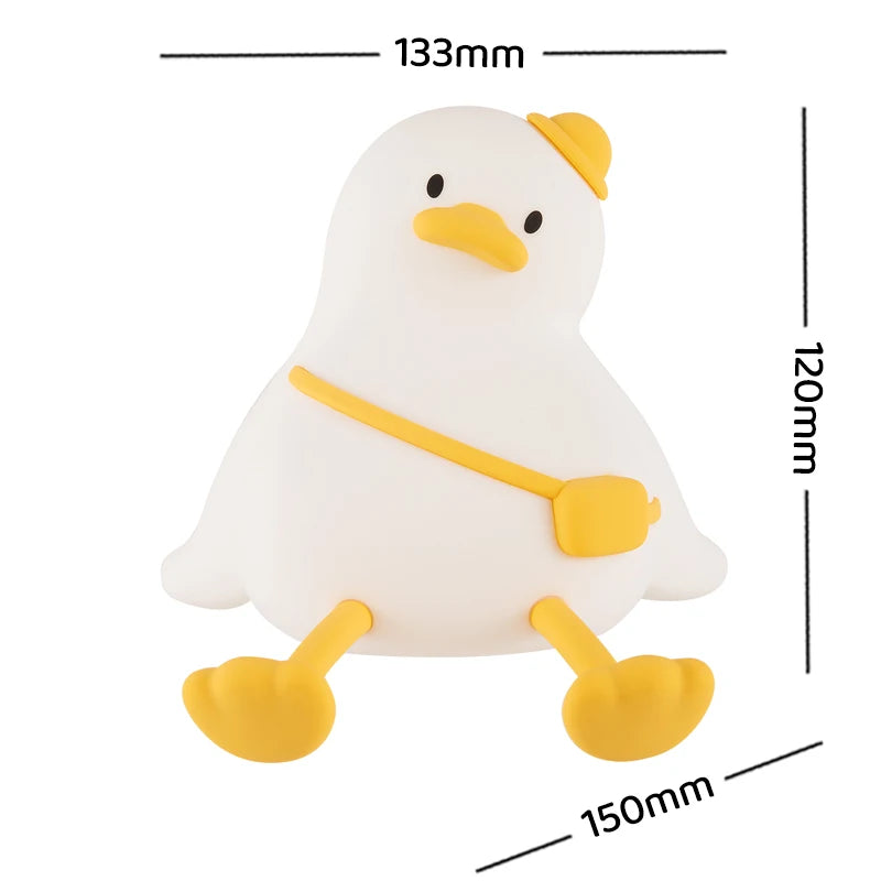 Rechargeable Duck Table Desk Lamp Led Night Light Book Light for Reading Bedroom Bedside Kids Sleep Room Decor Birthday Gifts Vue