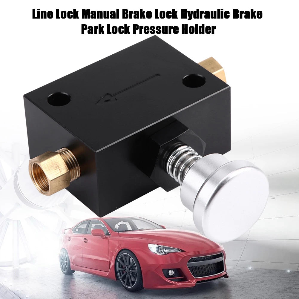 Hydraulic Brake Park Lock Line Lock Manual Brake Lock Hydraulic Brake Park Lock Pressure Holder for Cars Trucks Vue