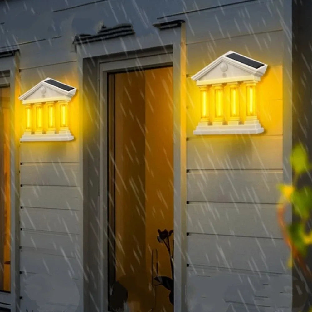 High Bright Solar Wall Lamp Steady Bright Illumination Waterproof Performance Waterproof Outdoor Light Energy-Saving Vue