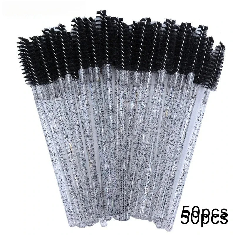 100pcs Eye lash comb For Eyelash Spoolies Extension Makeup Disposable Eyelash BrushesMicro Lash Mascara Wands Combs Wholesale Vue