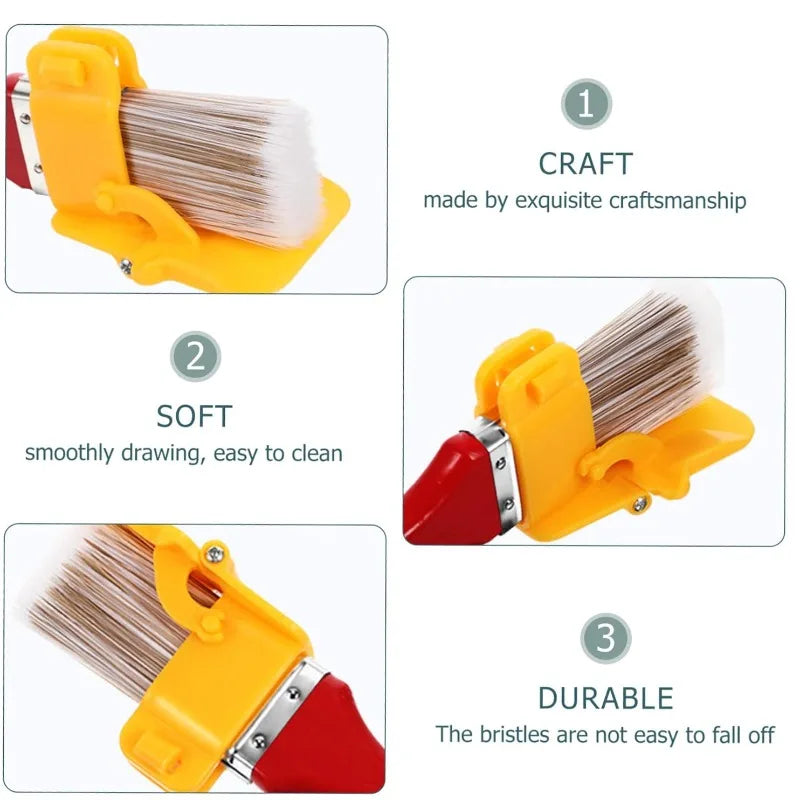 1-10PCS Edge Paint Brush Angled for Trim Corner Painting Latex Wall Interior Home Improvement Renovation Brush Tool Vue