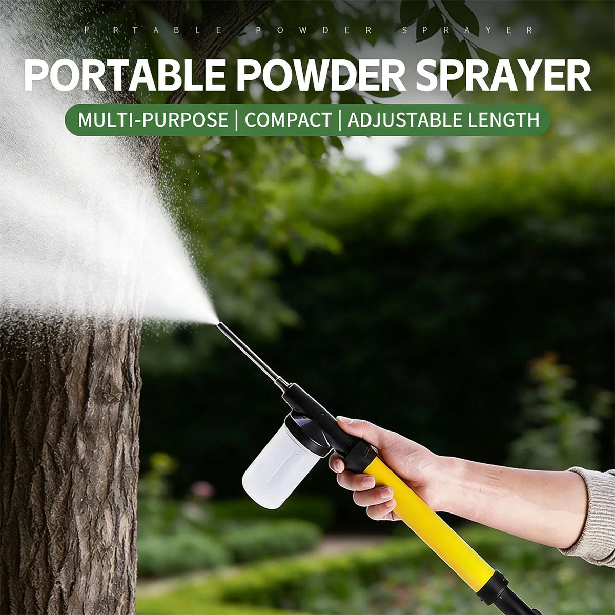 Diatomaceous Earth Duster 4FT Adjustable Length 3 Modes Diatomaceous Earth Dispenser Sprayer for Outdoor Garden Vue