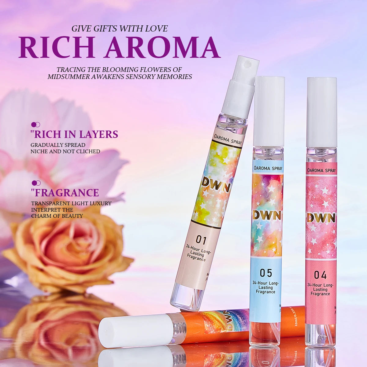 10 Piece Brazilian Inspired Summer Fragrance Gift Set Tropical Beach Vacation Long Lasting Body Spray And Oil Mist Gifts Vue