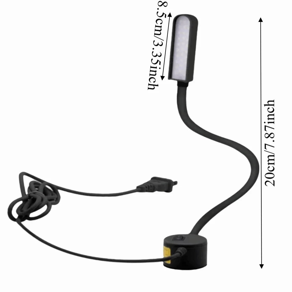 High Brightness Led Sewing Machine Light Magnetic Base Flexible Gooseneck Magnetic Base Light Energy Saved Work Lights Vue