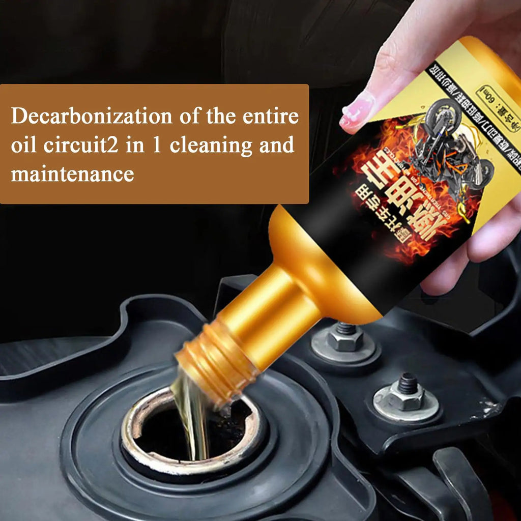 60ml Effective Carbon Remover Agent Oil Additive Engine Cleaner Catalytic Converter Engine Flush Cleaner for Motorcycles Vue