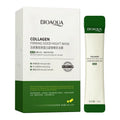 4ml*20 Strips of Bioaqua Collagen Sleeping Mask, Skin Care Moisturizing, Brightening and Firming Mask, Leaving Skin Delicate and Smooth Vue 1 Box