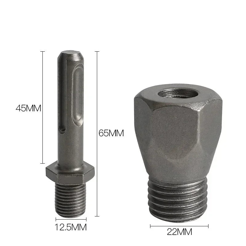 Drill Bit Extension Rod Set – Square, Round & Hex Shank Drill Bit Extension Set Vue