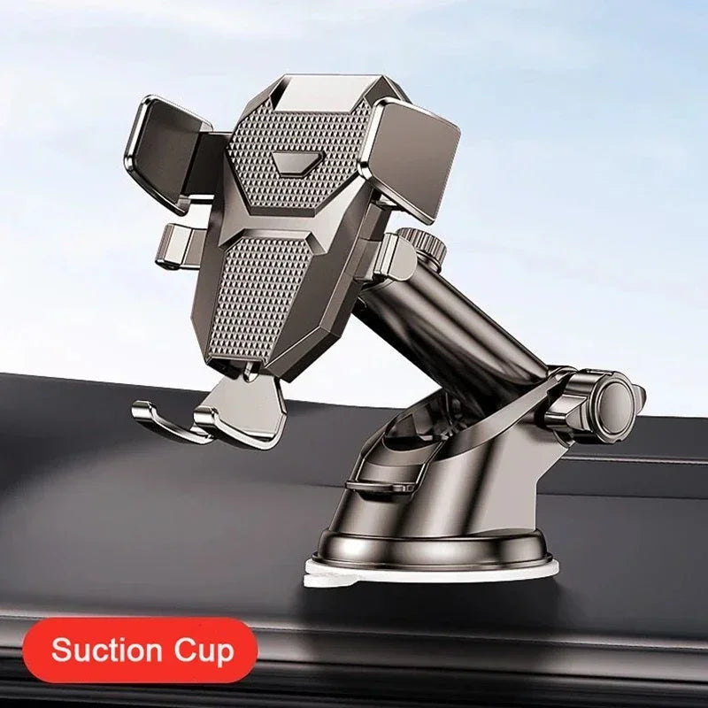 Sucker Car Phone Holder Mount Stand Suction Cup Smartphone Mobile Cell Support in Car Bracket For iPhone Xiaomi Huawei Samsung Vue WHITE