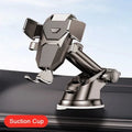 Universal Suction Cup Car Phone Holder Mount Stand for iPhone Samsung Xiaomi Huawei - Mobile Phone Sucker Support Bracket Vue WHITE