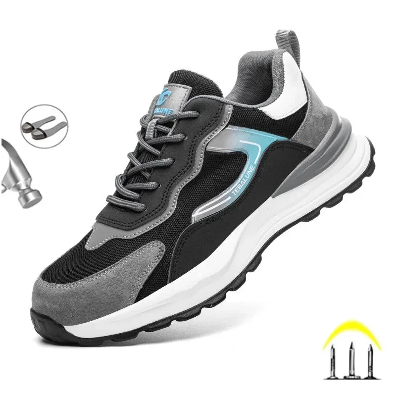 Men's Composite Toe Anti-Static Safety Work Shoes – Lightweight Safety Work Shoes Vue