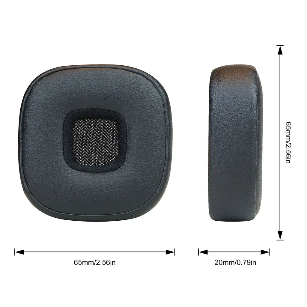 1 Pair Replacement Ear Pads For MARSHALL major 5 V Headphone Soft Leather Ear Cushions Memory Foam Earpads Ear Cups Repair Parts Vue