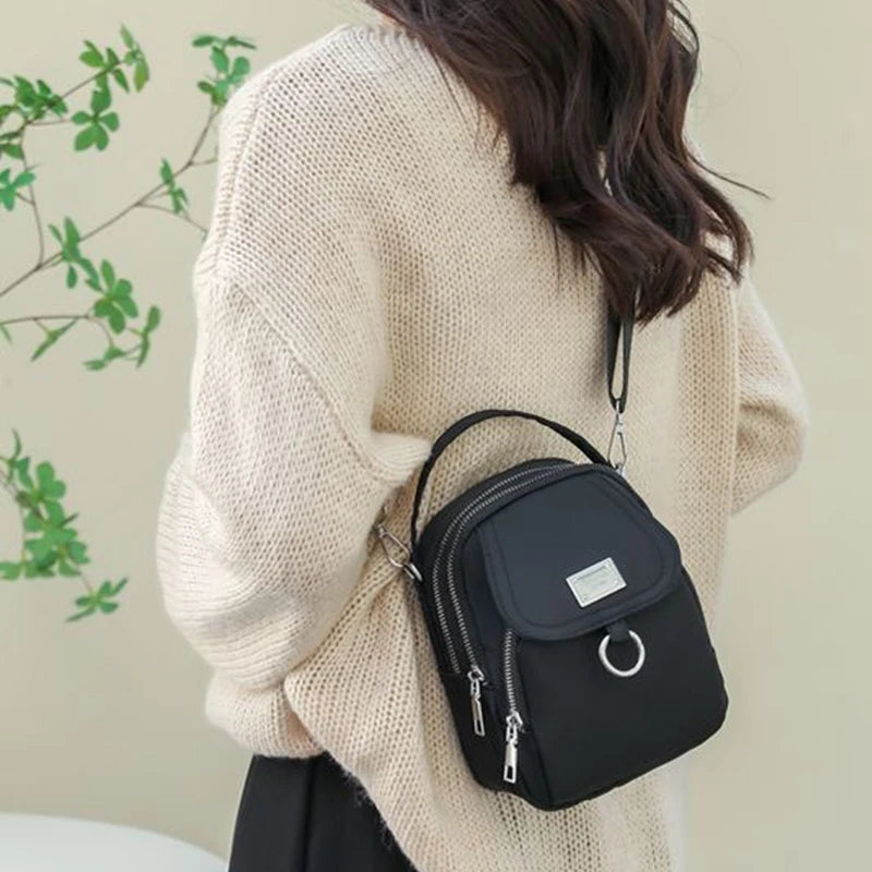Oxford Fabric Crossbody Bag Single Shoulder Strap Suitable Both Men