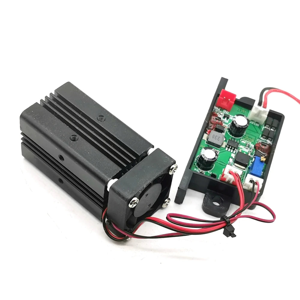 532nm 50mw/ 100mW/150mw Green Ray Laser Diode Module DC12V Long-Time Working TTL & Driver Out Vue