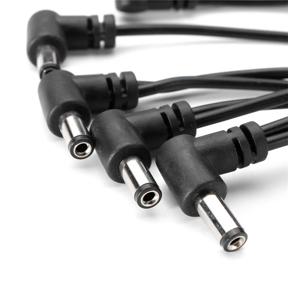 Daisy Chain Cable 1 to 3/5/8 Way Guitar Pedal Power Splitter Guitar Pedal Power Cable Vue