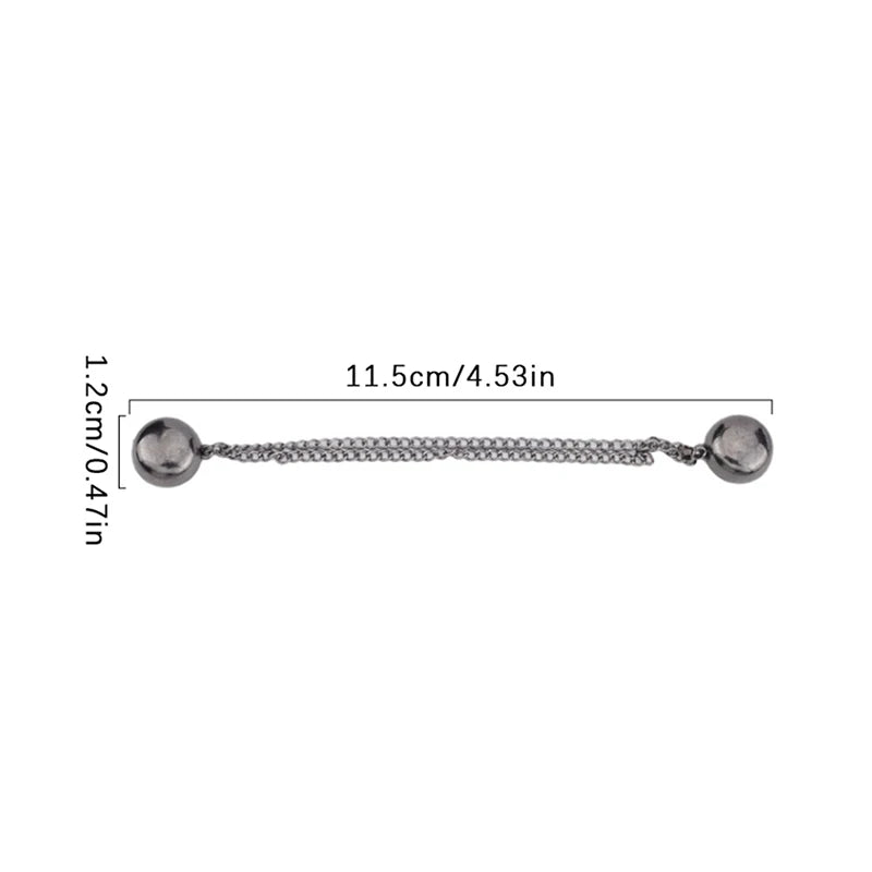 Magnetic Adjustable Trouser Legs Clips For Pants Pin Retractable Fixed Leg Pants Loose Button For Jeans Cardigan Vue