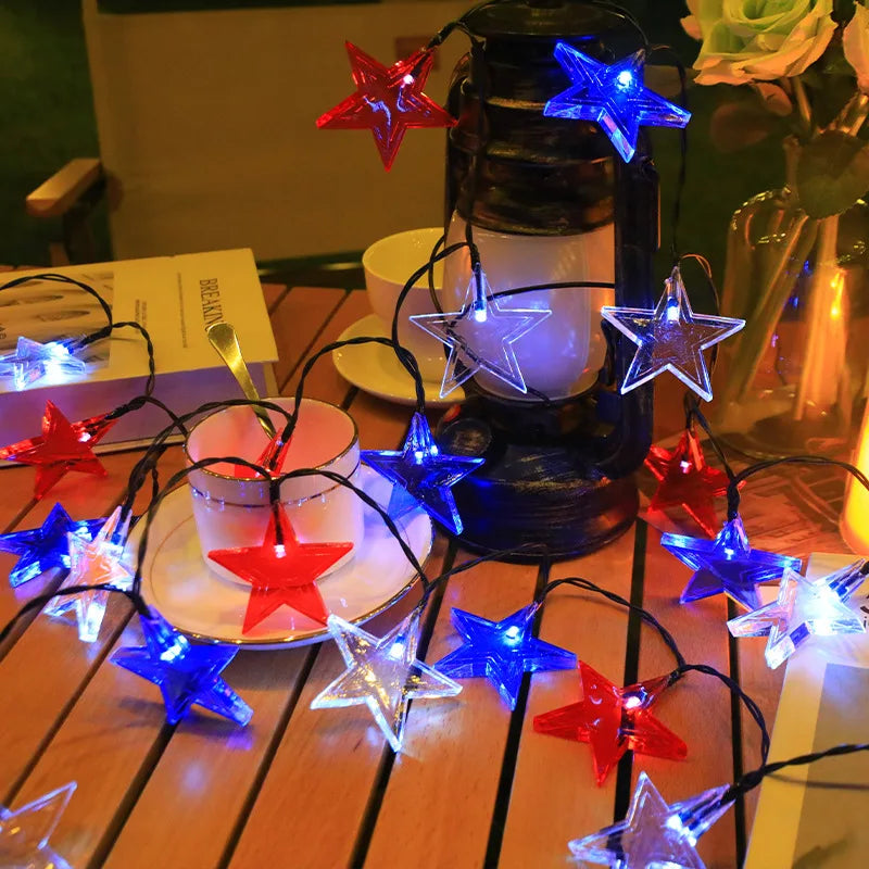 200Leds Solar String Lights For Outdoor Acrylic Stars Lights Waterproof Holiday String Light For Garden Patio Landscape 100 Vue