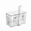 Highly Transparent Fish Breeding Box Acrylic Double Layer Aquarium Isolation Box Suspension Hatching Incubator Feeding Vue Style A