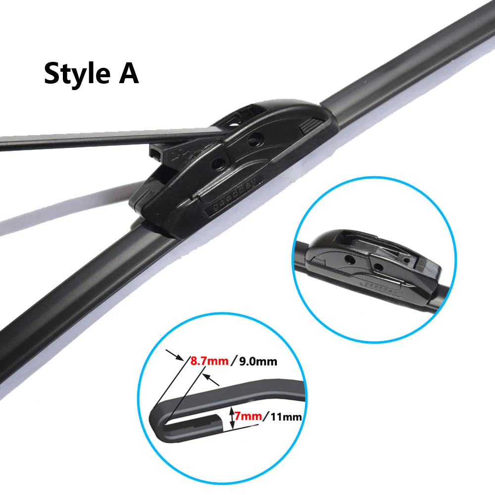 2x For Hyundai Sonata DN8 2019 2020 2021 2022 Front Window Wiper Blades Brushes Washers Cutter Cleaning Auto Replacement Parts Vue