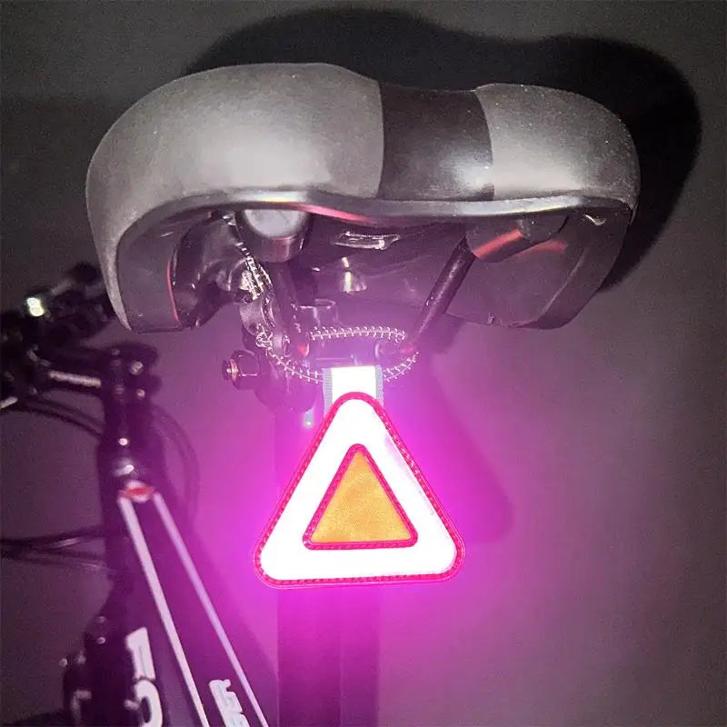 Reflective Triangle Patch for Night Riding Visibility and Safety Vue