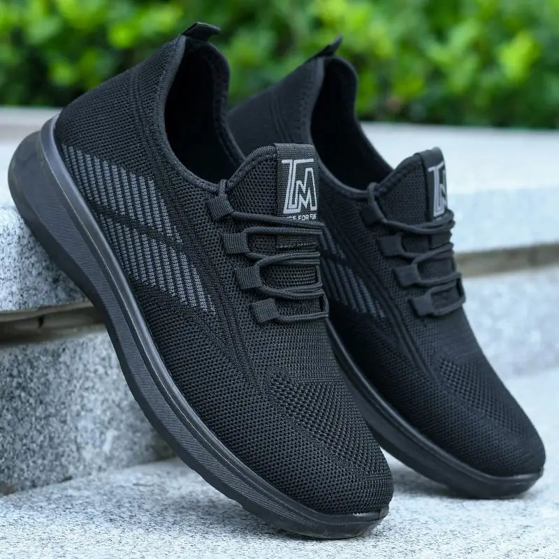 Men's Lightweight Slip-On Canvas Sneakers – Breathable Casual Canvas Slip-On Sneakers Vue