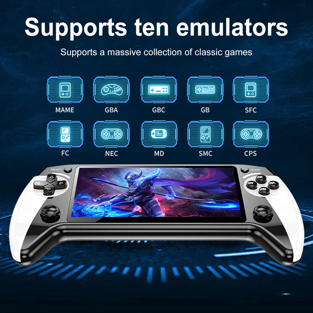 Retro Gaming Console 5.5 Inch Screen Retro Handheld Video Game Console with 20000+ Games Game Player for Kids and Adults Vue