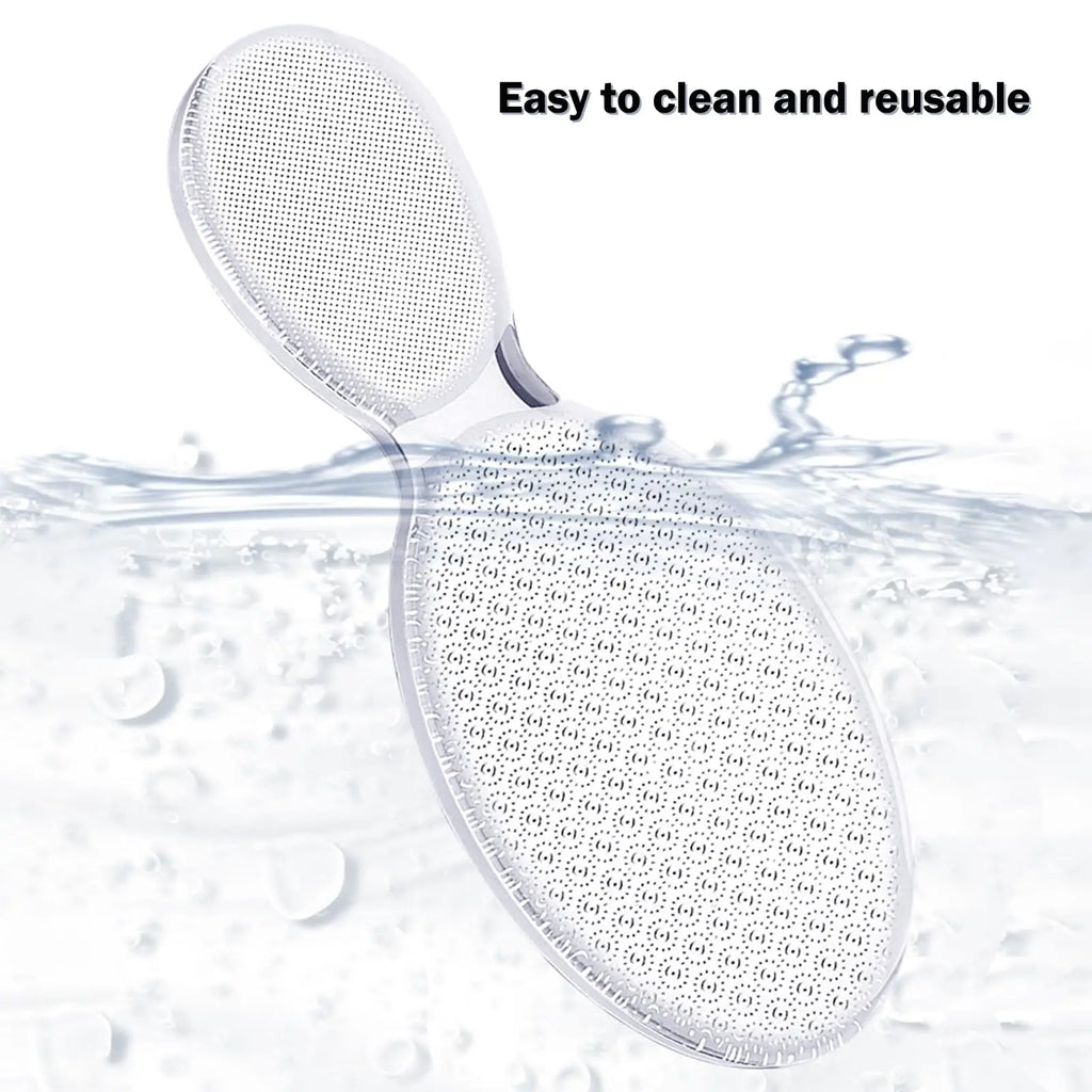 1Pc Reusable Clear Foot File Portable Dead Skin Removal Foot Scrubber Professional Foot & Nail Care Pedicure Tools Vue