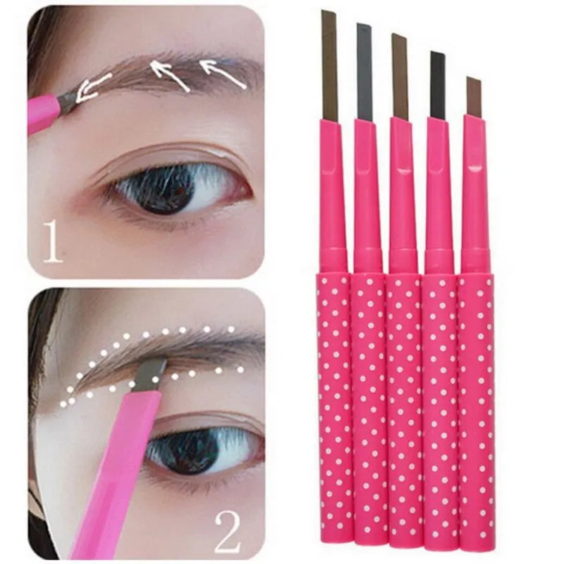 1/2pcs Longlasting Eyebrow Pencil Natural Waterproof Rotating Automatic Eye Brow Pencil Cosmetic Eyebrow Shaping Liner Pen Hot Vue