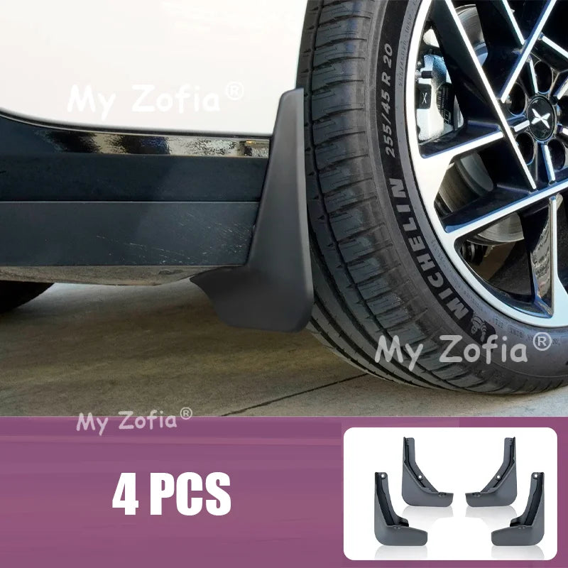 For Xpeng P7+ 2026 2027 Car Front Rear Mud Flap Mudflaps Guard Mudguards Splash Durable Fender Accessories Vue A