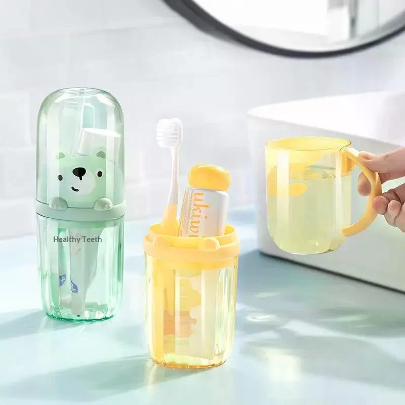Travel Mouthwash Cup, Brushing Cup, Toothbrush, Toothbrush Cup Portable Home Washing And Toothpaste Storage Vue