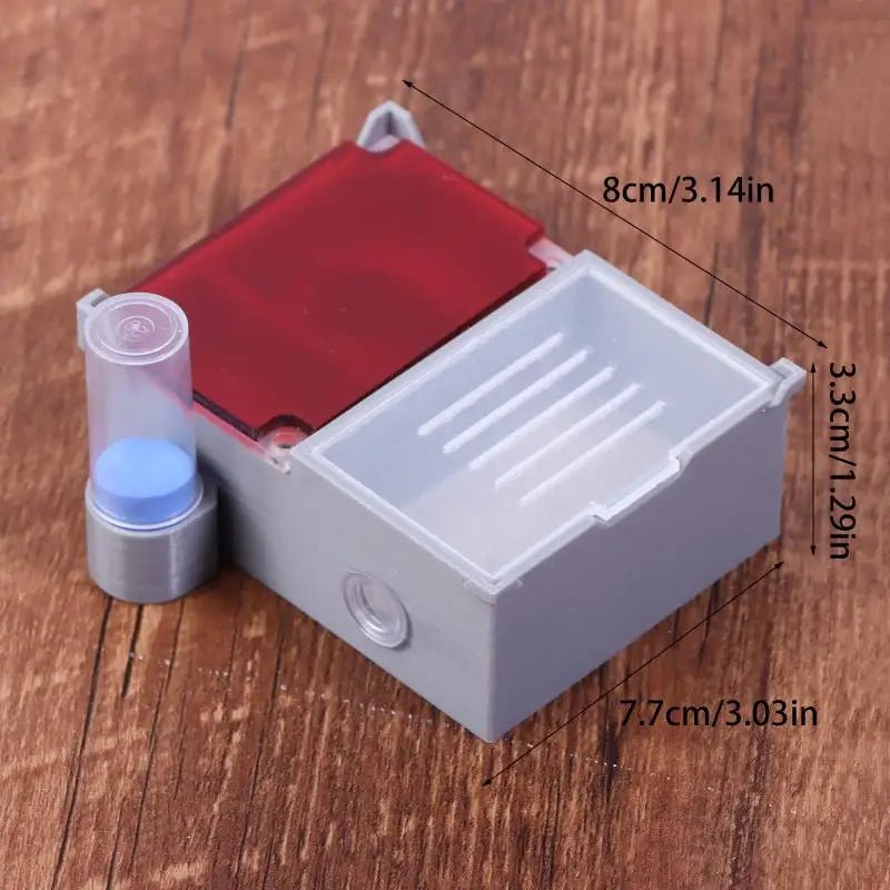 Four-Section Flat Ant Farm with Independent Rooms Ant Hill Nest House for Small & Medium Ant Colony Vue