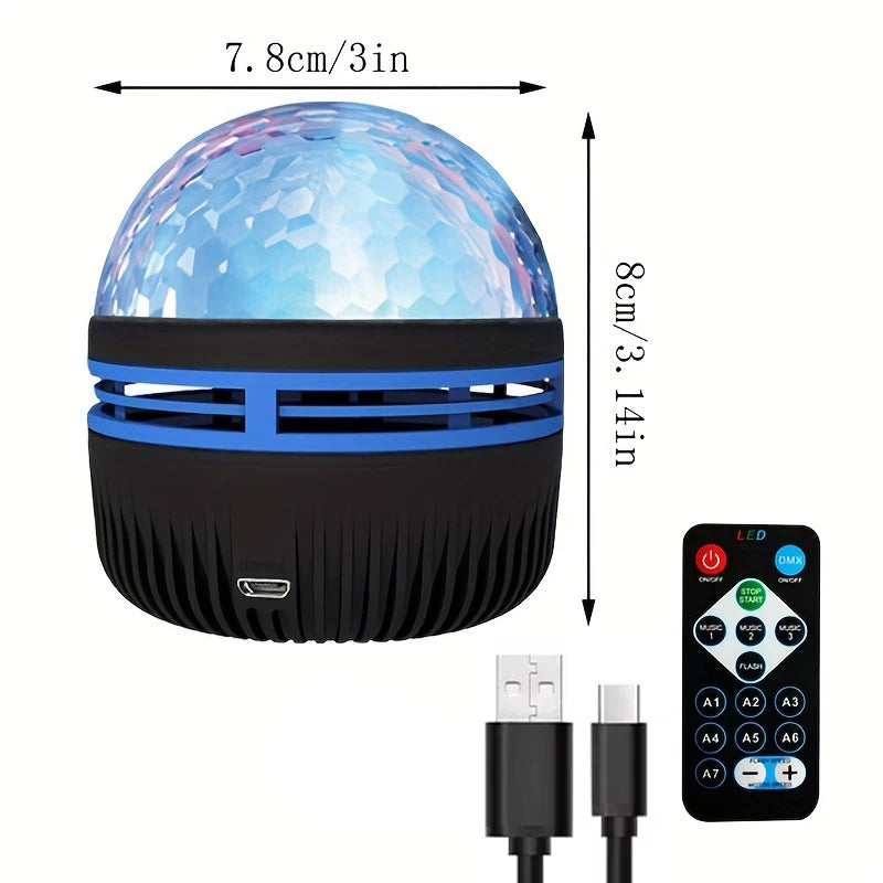 LED Starry Galaxy Projector Rotating Night Light RGB Smart Remote Control Aurora Star Sky Atmosphere Lamp For Home Party Decor Vue
