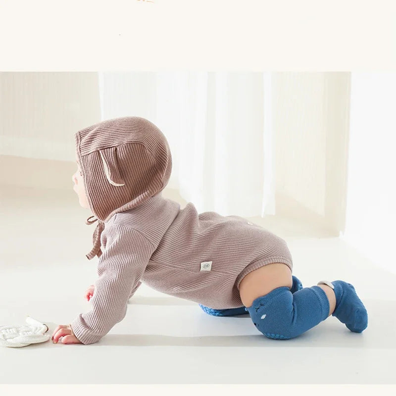 vvocci Baby KneeCartoon Anti-slip Socks Floor Socks Pads Set Summer Kid Crawling Safety Kneecap Walking Protector for Girls Boys Vue