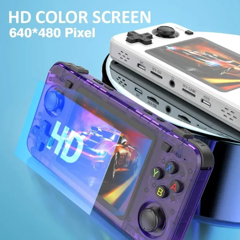 R36H Retro Handheld Console Open-Source Linux System Game Consoles 3.5 inch IPS Screen Portable Video Player For Children's Gift Vue