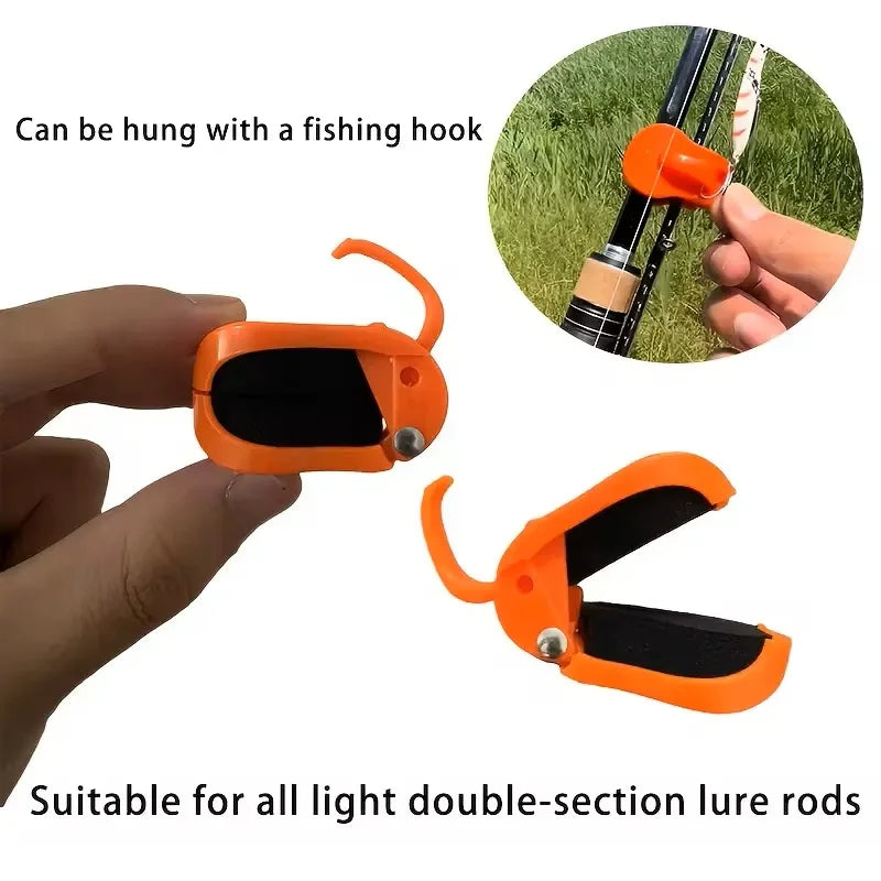 Fishing Rod Protection Fixing Clip, ABS Universal Multi Function for Lure Sea Table Rods Transport Storage Anti Slip Protective Vue