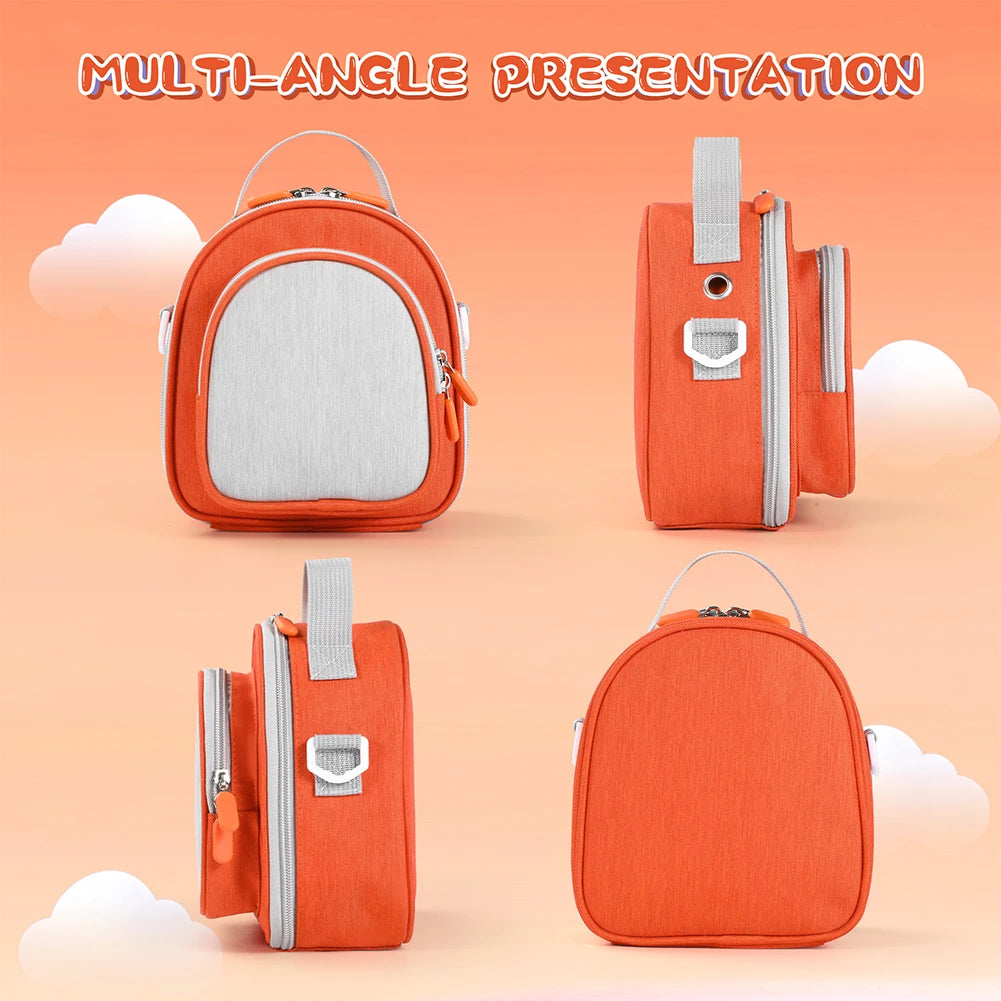 Carrying Case for Yoto Mini (2024 Edition) Travel Storage Bag Card Holder Hold Up To 30 Cards Organizer Bag with Shoulder Strap Vue