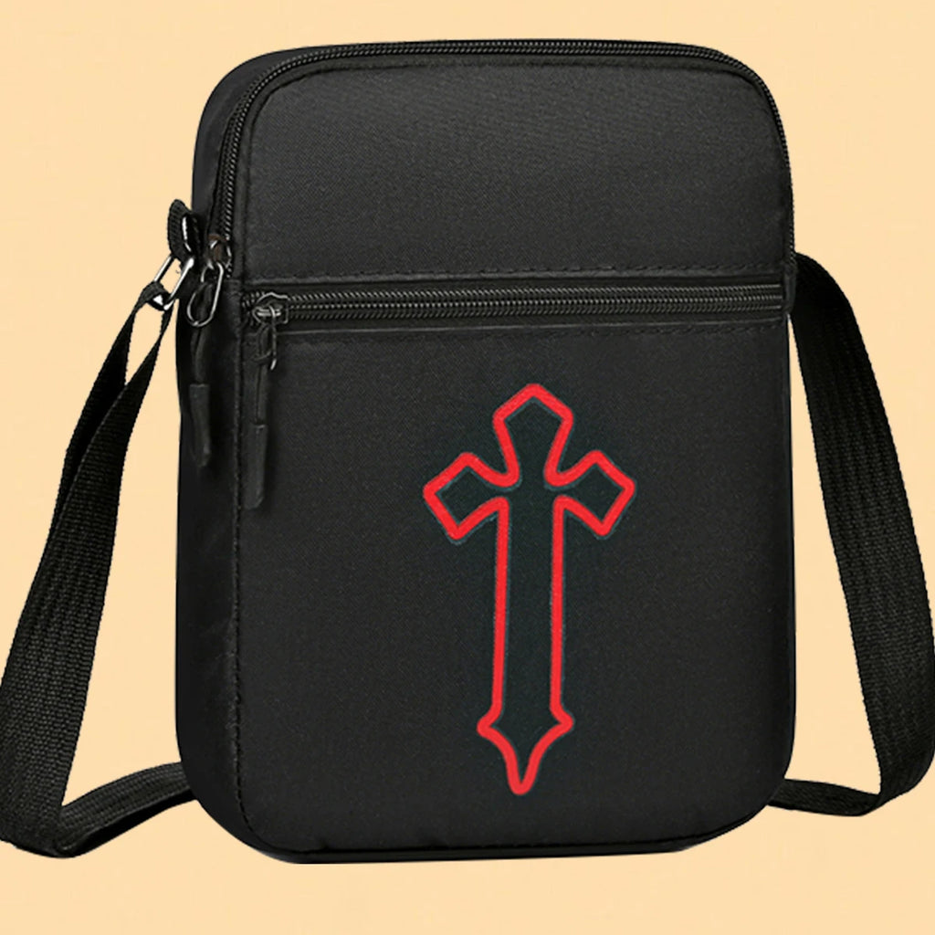 Unisex Mini Crossbody Bag Compact Phone Pouch Adjustable Strap Neck