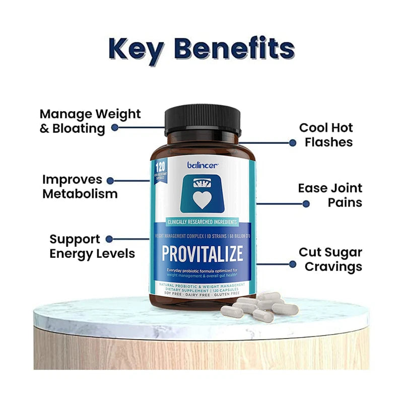 Provitalize Capsules Women Probiotics Moringa Weight Management Vue